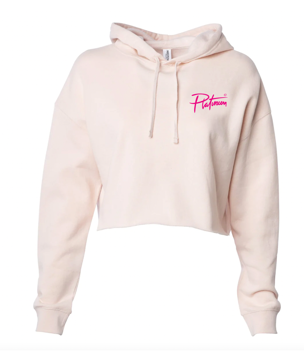 PV Platinum Women's Cropped Hoodie